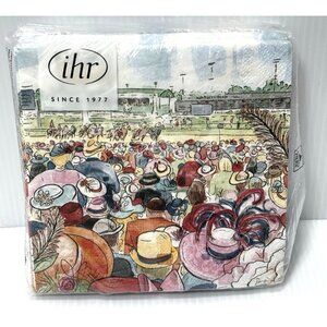 Kentucky Derby Spectators Dessert Napkins Horse Race Party Tableware Decor 3 Ply